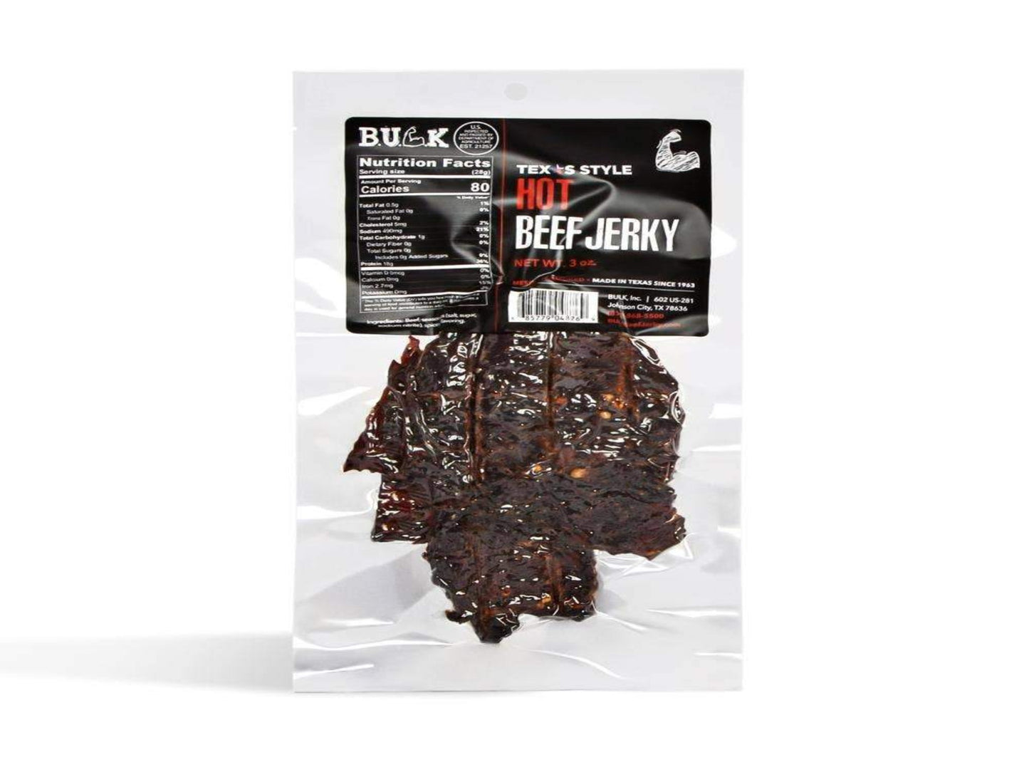 Texas Beef Jerky - Hot