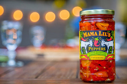 Mama Lil's Mildly Spicy Peppers In Oil (original) - 12oz