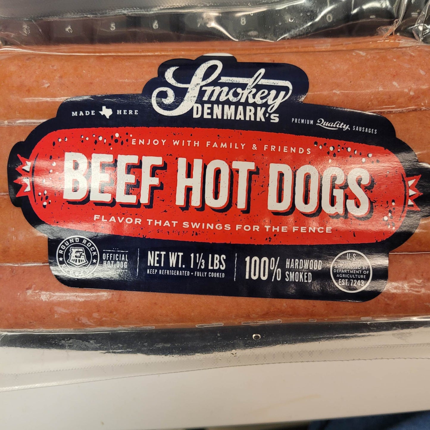 Smokey Denmark's Beef Hot Dogs