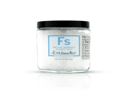 Spiceology Pacific Harvest Flakey Salt | Glass Jar from A Cook Named Ma